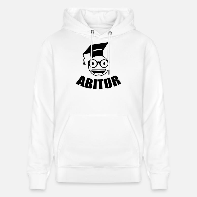 Abitur pour étudiants nerds - Sweat à capuche bio CRUISER Stanley/Stella Unisexe - blanc