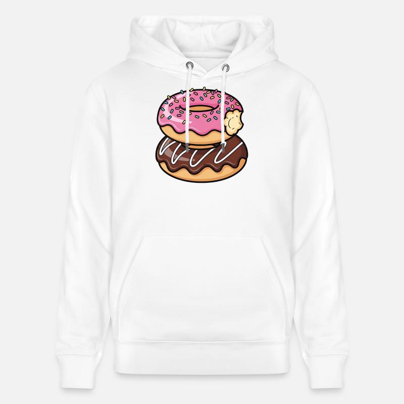 Sweet Stack Donuts Pop Art - Sweat à capuche bio CRUISER Stanley/Stella Unisexe - blanc