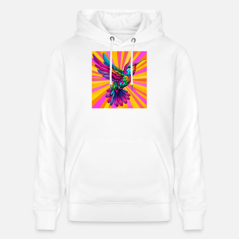 colibri - Sweat à capuche bio CRUISER Stanley/Stella Unisexe - blanc