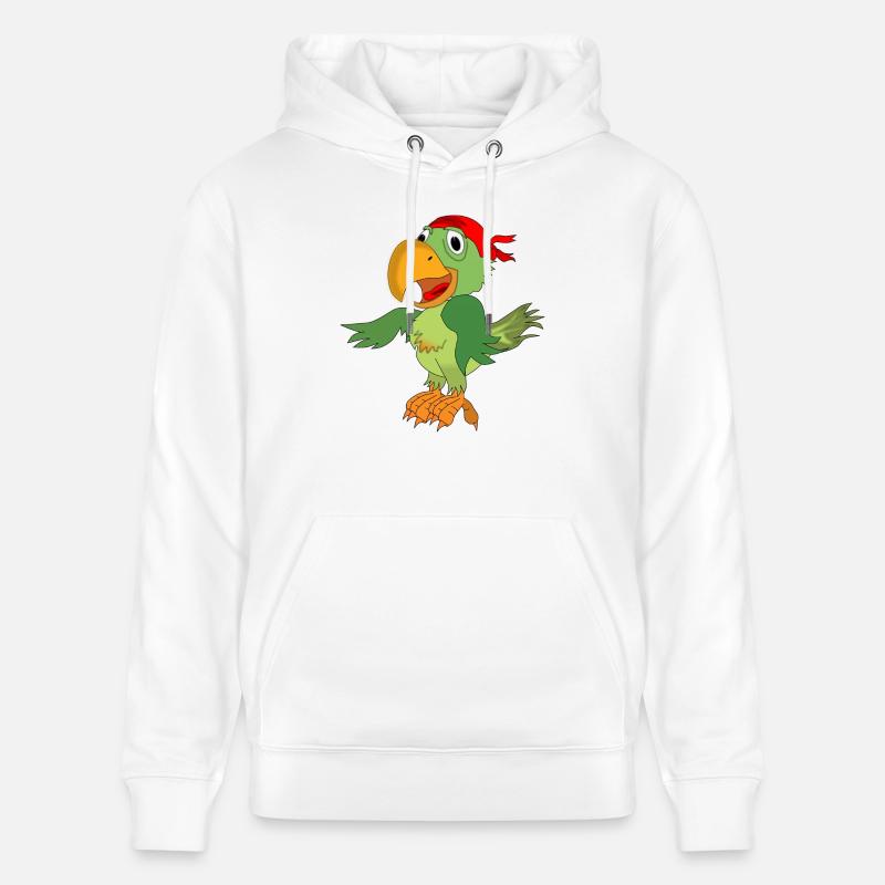perroquet - Sweat à capuche bio CRUISER Stanley/Stella Unisexe - blanc