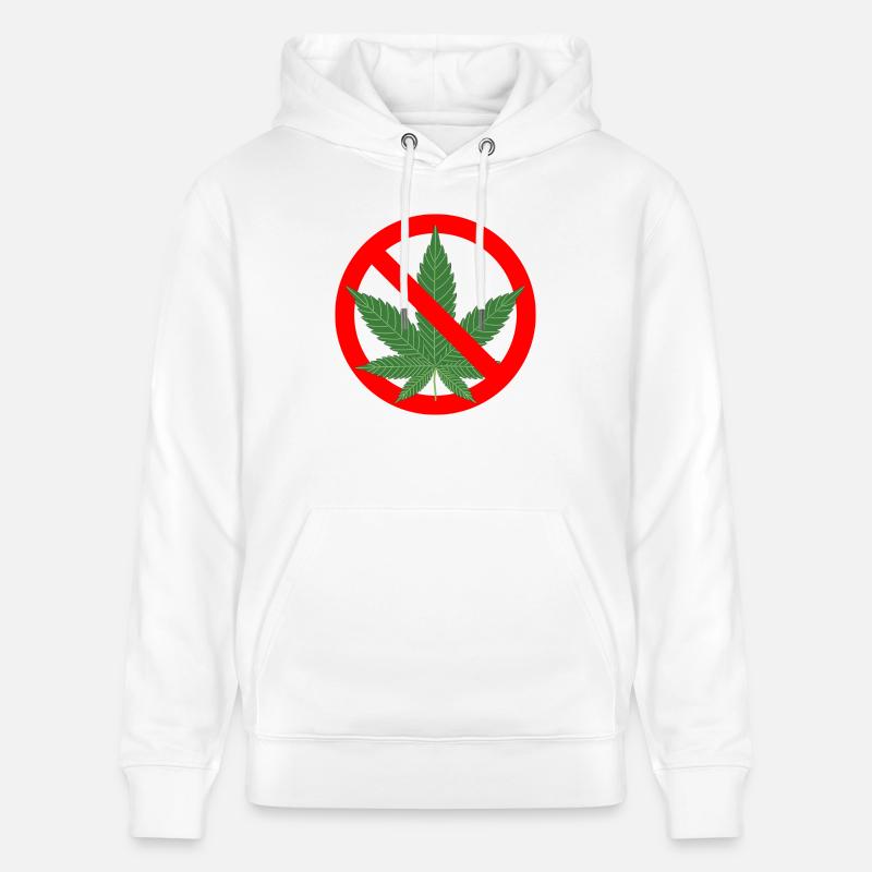 Aucune interdiction de cannabis - Sweat à capuche bio CRUISER Stanley/Stella Unisexe - blanc