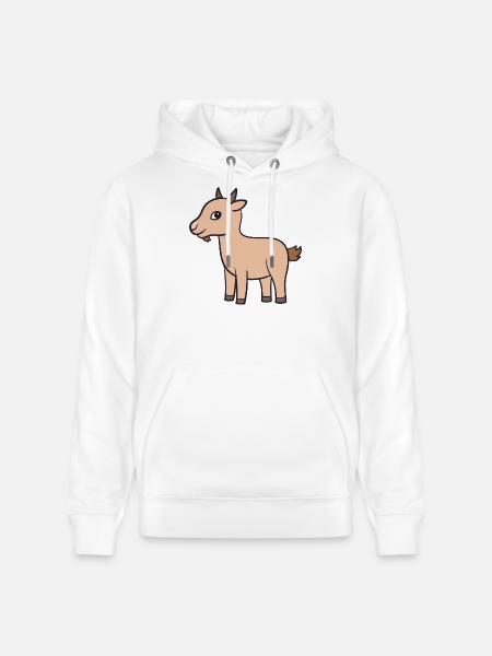 Ziege Ziegen Geiss - Stanley/Stella Unisex Bio-Hoodie CRUISER - Weiß