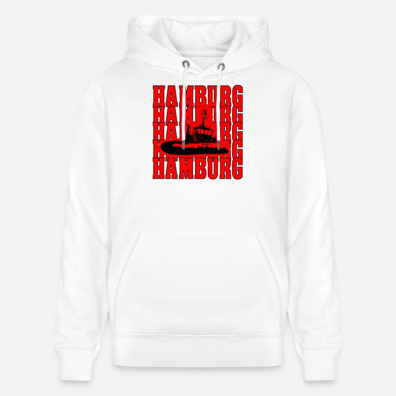 Hambourg Bugsier 7 - Sweat à capuche bio CRUISER Stanley/Stella Unisexe - blanc