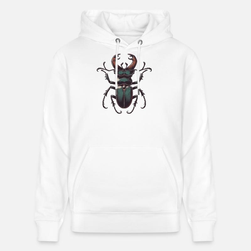 Cerf-volant - Sweat à capuche bio CRUISER Stanley/Stella Unisexe - blanc