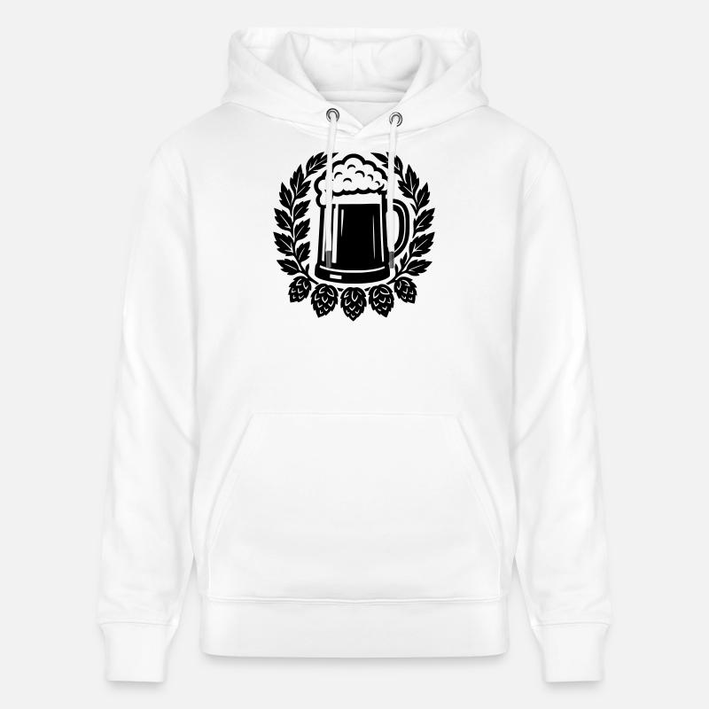 Brancard - Sweat à capuche bio CRUISER Stanley/Stella Unisexe - blanc