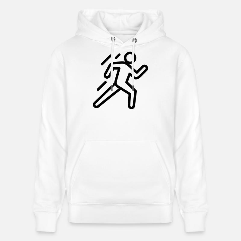 évacuation - Sweat à capuche bio CRUISER Stanley/Stella Unisexe - blanc