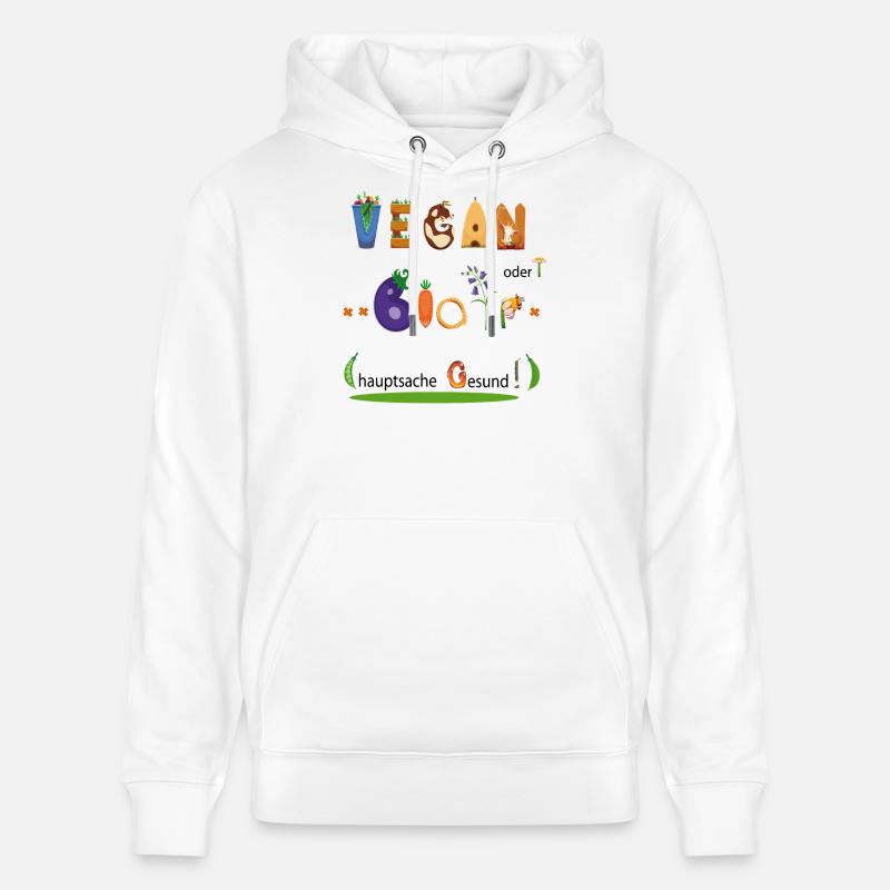 Vegan oder Bio - Stanley/Stella Unisex Bio-Hoodie CRUISER  - Weiß