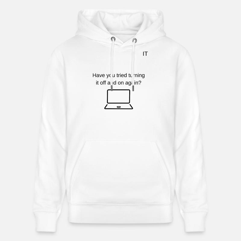 Technischer Support - Stanley/Stella Unisex Bio-Hoodie CRUISER - Weiß