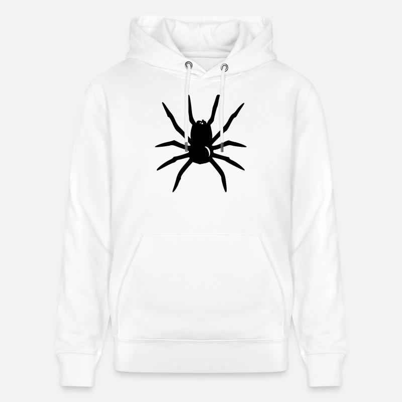 Araignée - Sweat à capuche bio CRUISER Stanley/Stella Unisexe - blanc