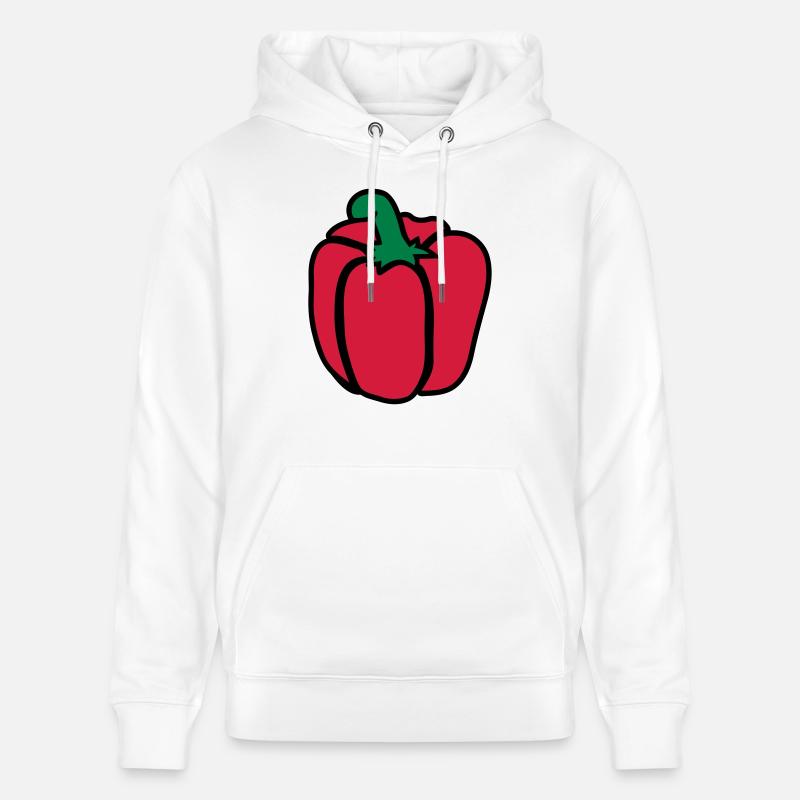 Paprika - Sweat à capuche bio CRUISER Stanley/Stella Unisexe - blanc