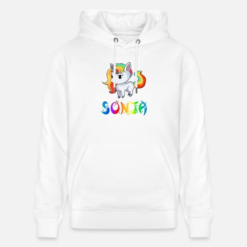 Sonja Einhorn - Sweat à capuche bio CRUISER Stanley/Stella Unisexe - blanc