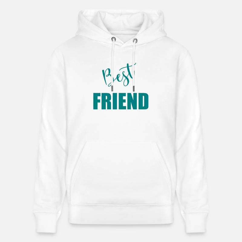 BEST FRIEND - Sweat à capuche bio CRUISER Stanley/Stella Unisexe - blanc