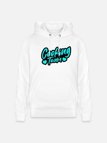 Cooking Team - Stanley/Stella Unisex Bio-Hoodie CRUISER - Weiß