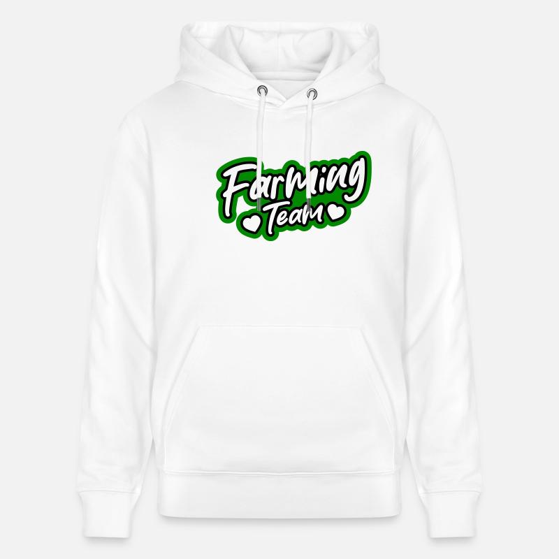 Équipe agricole - Sweat à capuche bio CRUISER Stanley/Stella Unisexe - blanc