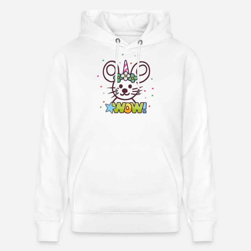 Carnaval, Carnaval, Souris - Sweat à capuche bio CRUISER Stanley/Stella Unisexe - blanc