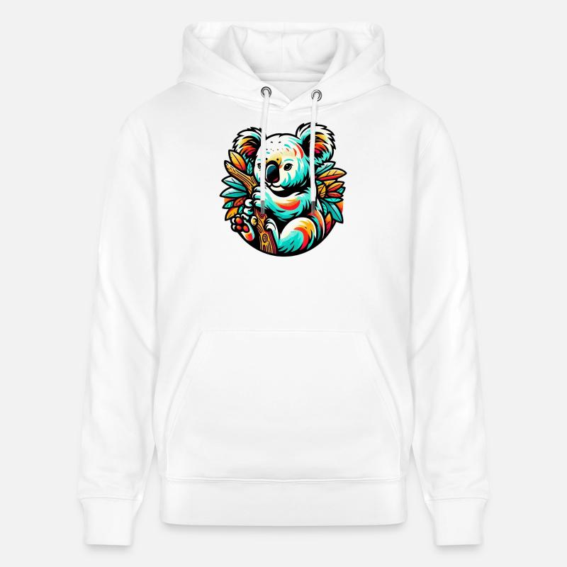 Koala - Sweat à capuche bio CRUISER Stanley/Stella Unisexe - blanc