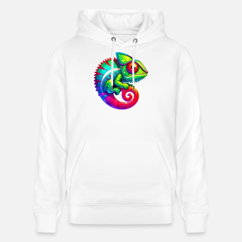 Caméléon - Sweat à capuche bio CRUISER Stanley/Stella Unisexe - blanc