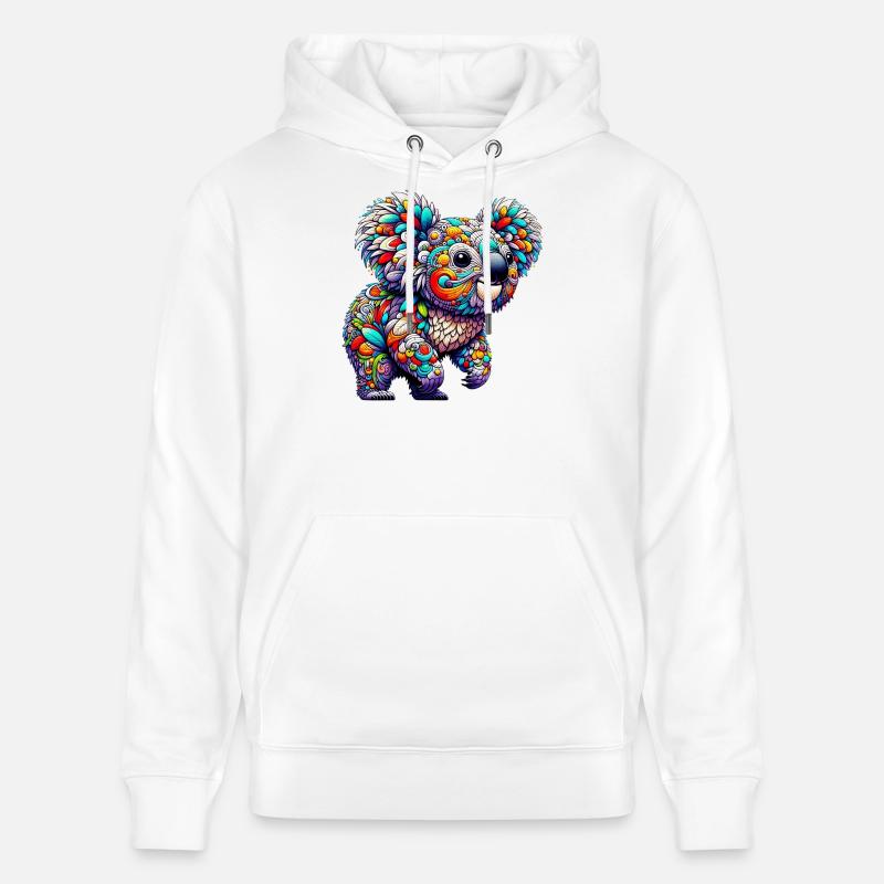 Koala - Stanley/Stella Unisex Bio-Hoodie CRUISER  - Weiß