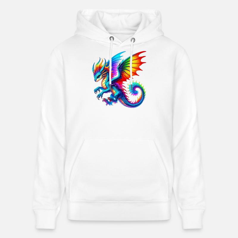 Dragon - Sweat à capuche bio CRUISER Stanley/Stella Unisexe - blanc