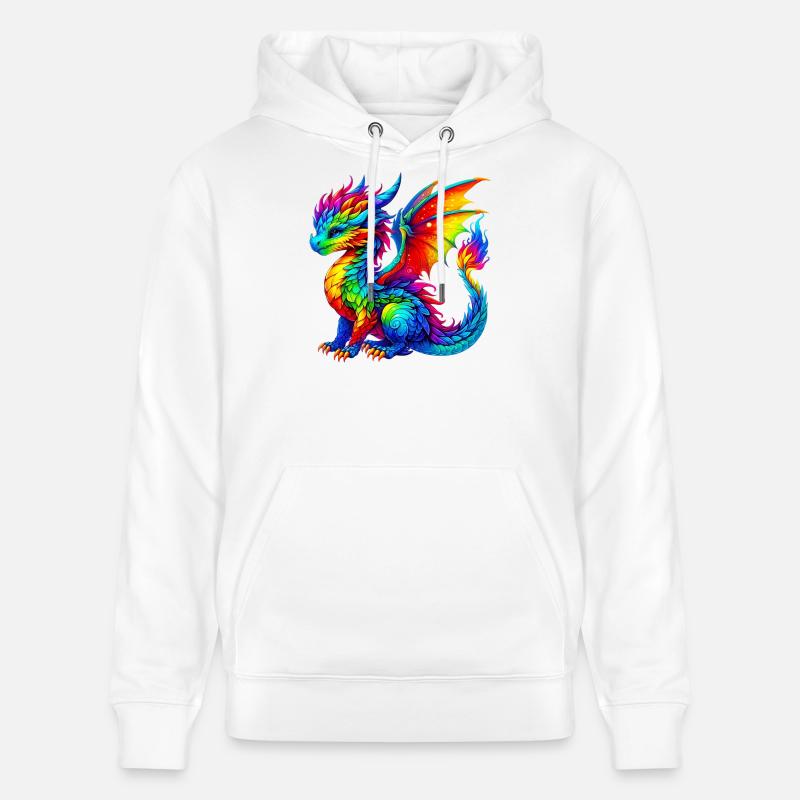 Dragon - Sweat à capuche bio CRUISER Stanley/Stella Unisexe - blanc