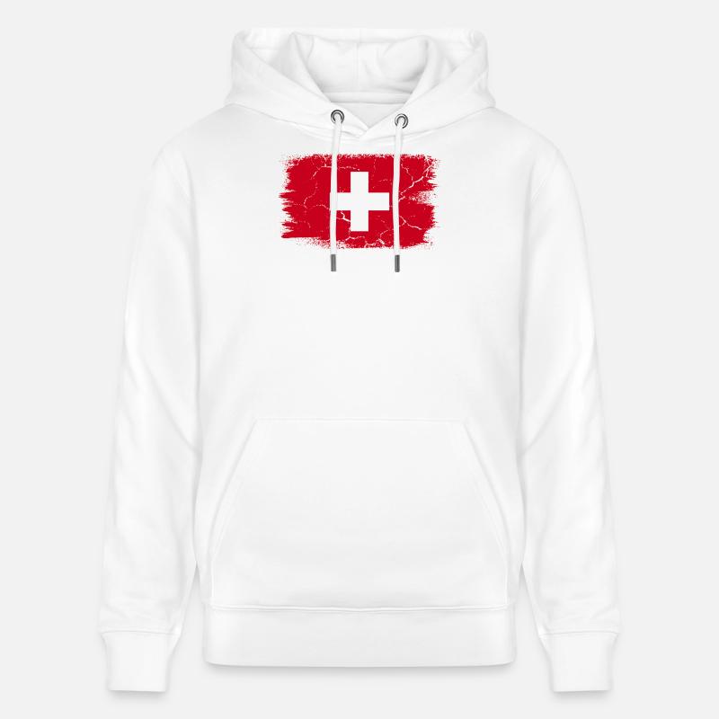 Luzerne - Sweat à capuche bio CRUISER Stanley/Stella Unisexe - blanc