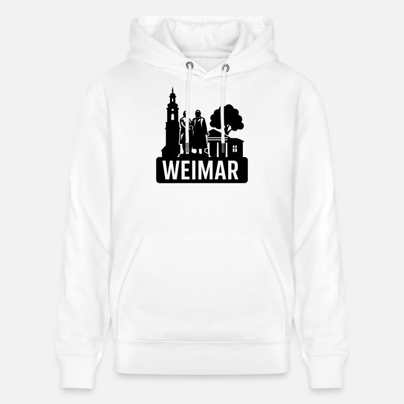 Weimar, Thuringe - Sweat à capuche bio CRUISER Stanley/Stella Unisexe - blanc