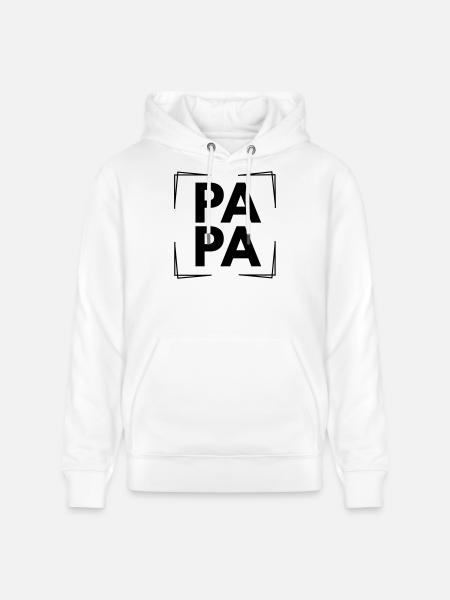 Dad - Stanley/Stella CRUISER Unisex Organic Hoodie - white