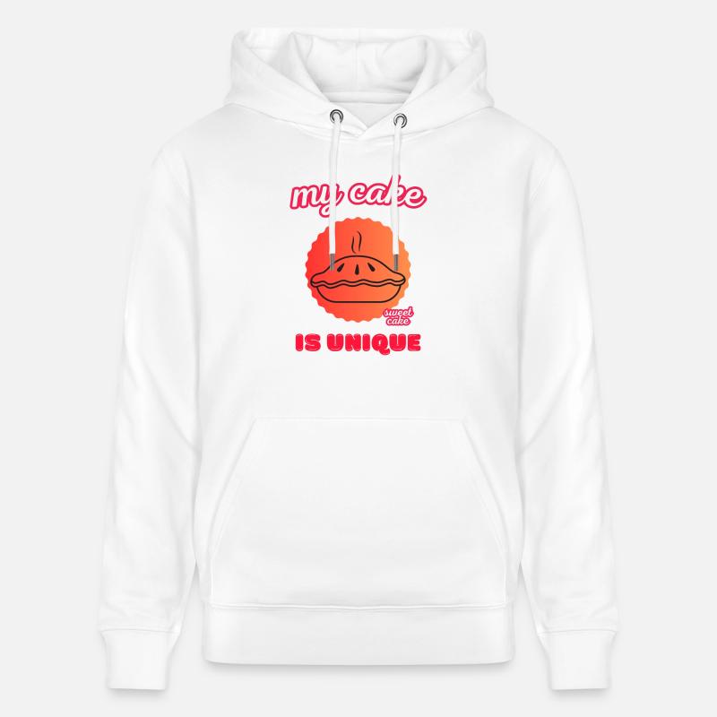 Mon gâteau gâteau - Sweat à capuche bio CRUISER Stanley/Stella Unisexe - blanc