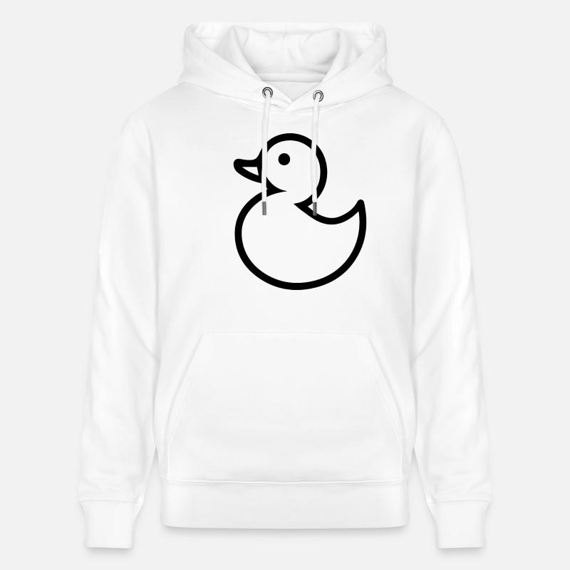 Canards - Sweat à capuche bio CRUISER Stanley/Stella Unisexe - blanc