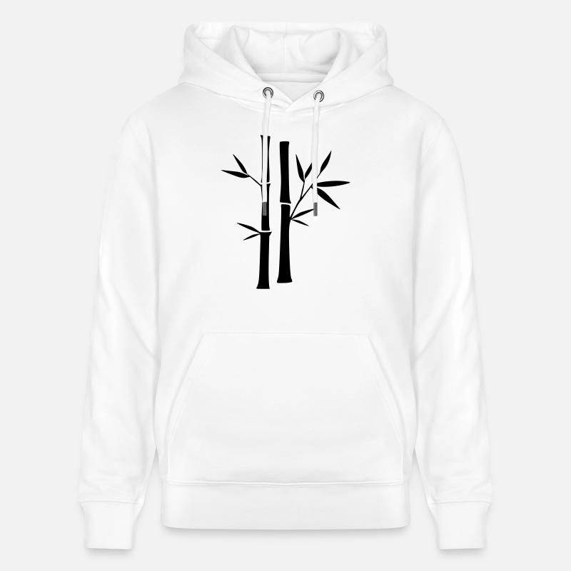 Bamboo Bambus - Stanley/Stella Unisex Bio-Hoodie CRUISER  - Weiß