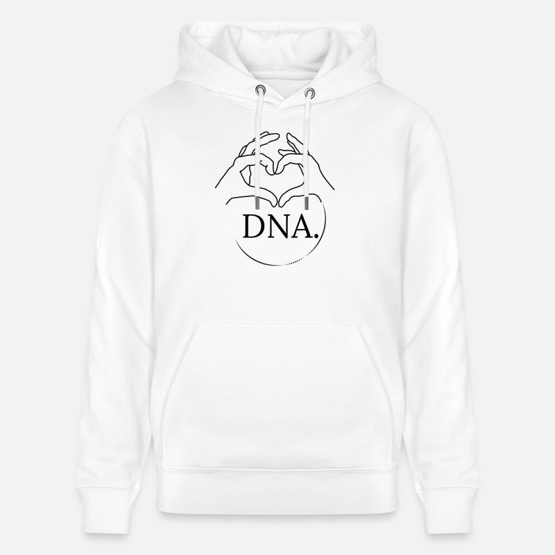 DNA 2 Mains - Sweat à capuche bio CRUISER Stanley/Stella Unisexe - blanc