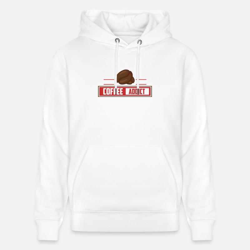 ADICE DE CAFE - Sweat à capuche bio CRUISER Stanley/Stella Unisexe - blanc