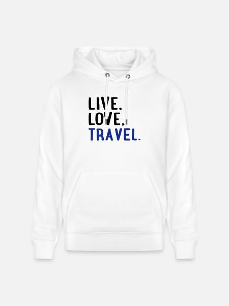 reisen - Stanley/Stella Unisex Bio-Hoodie CRUISER - Weiß