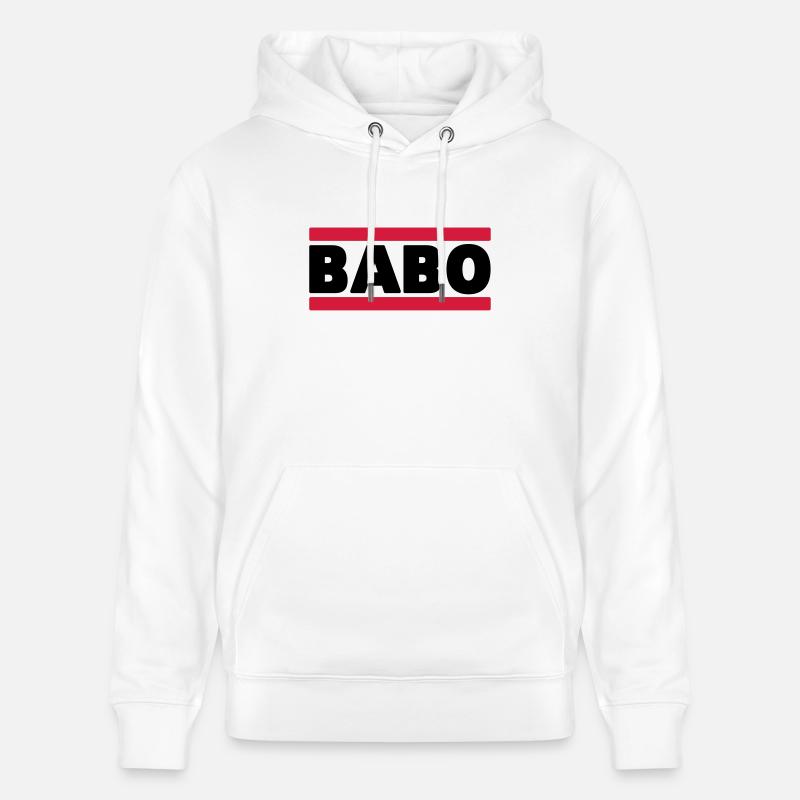 Babo - Sweat à capuche bio CRUISER Stanley/Stella Unisexe - blanc