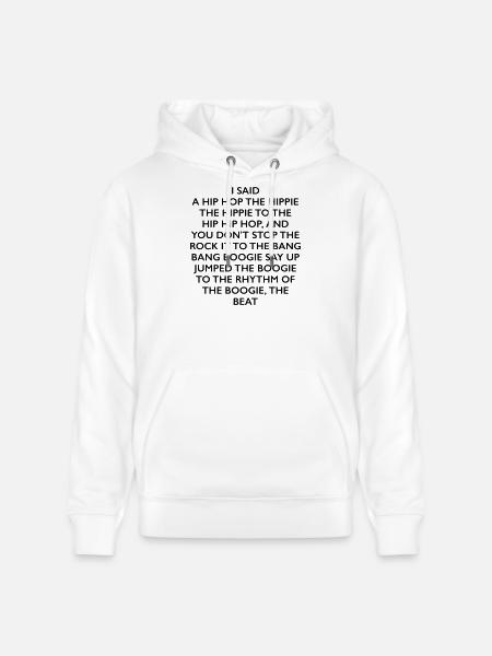 Rappers Delight - Stanley/Stella Unisex Bio-Hoodie CRUISER - Weiß
