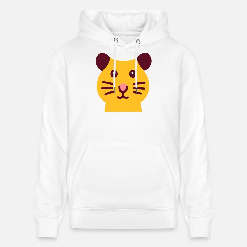 Mignon hamster - Sweat à capuche bio CRUISER Stanley/Stella Unisexe - blanc