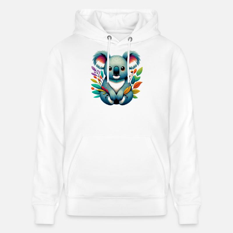 Koala - Sweat à capuche bio CRUISER Stanley/Stella Unisexe - blanc