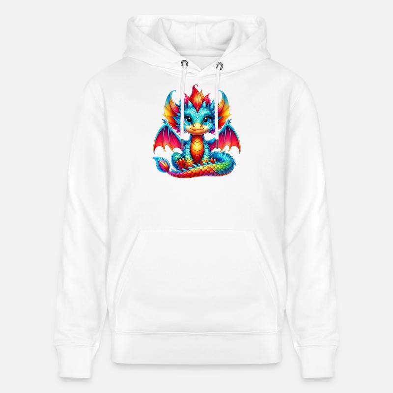 Dragon - Sweat à capuche bio CRUISER Stanley/Stella Unisexe - blanc