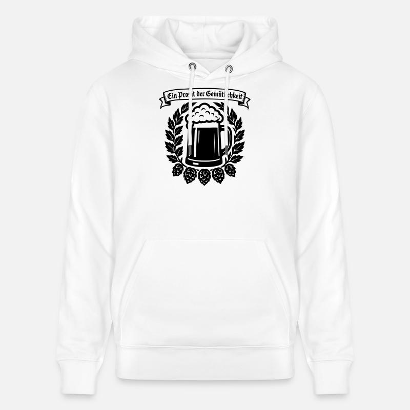 Ein Prosit der Gemütlichkeit - Sweat à capuche bio CRUISER Stanley/Stella Unisexe - blanc