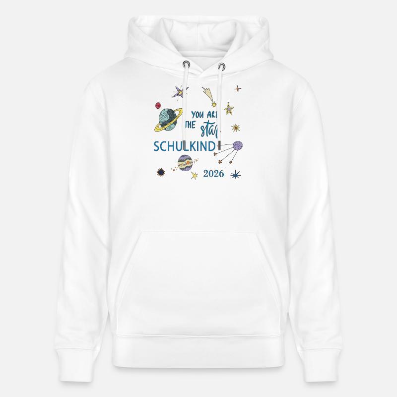 Écolier 2026 - Sweat à capuche bio CRUISER Stanley/Stella Unisexe - blanc