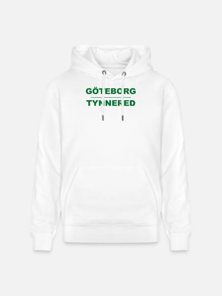 Göteborg Tynnered – Design vert-noir - Sweat à capuche bio CRUISER Stanley/Stella Unisexe - blanc