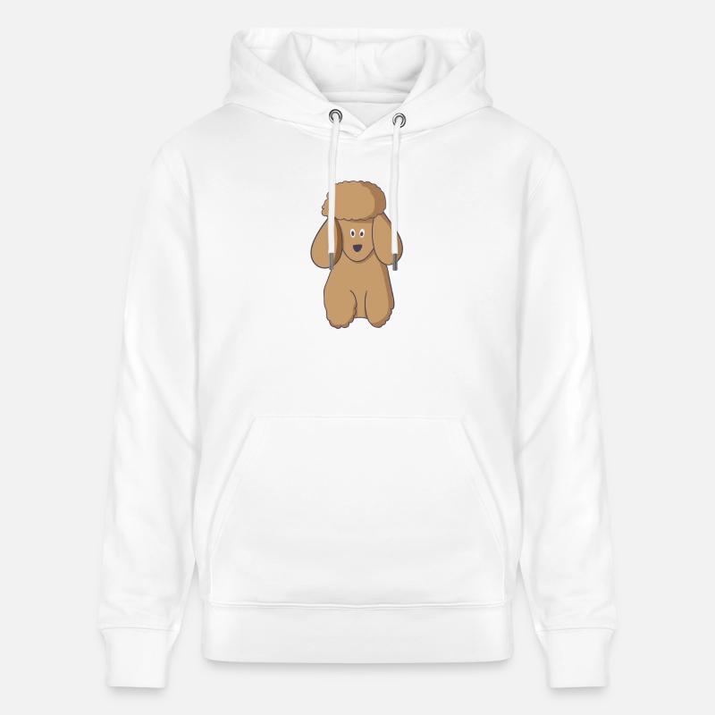 Pudel - Sweat à capuche bio CRUISER Stanley/Stella Unisexe - blanc