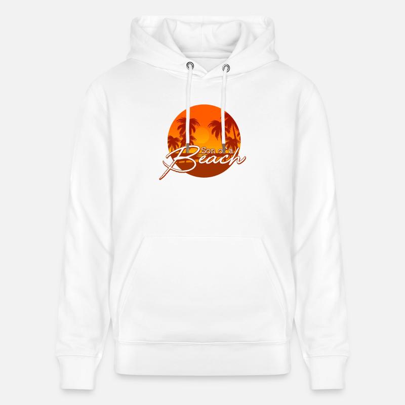 Fils d'une plage - Sweat à capuche bio CRUISER Stanley/Stella Unisexe - blanc