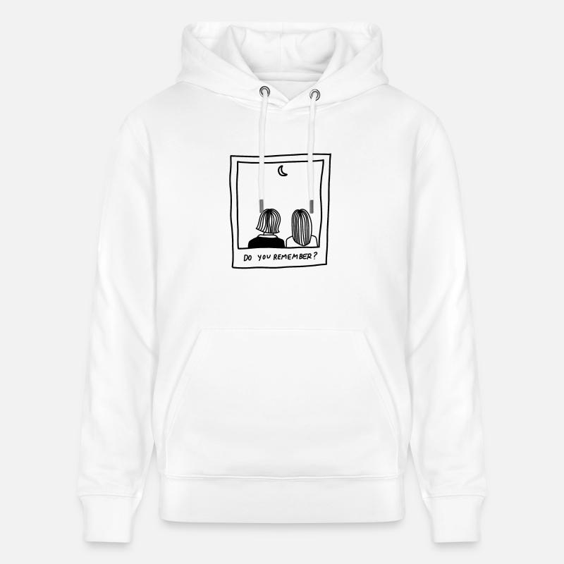 vous souvenez-vous - souvenirs - Sweat à capuche bio CRUISER Stanley/Stella Unisexe - blanc