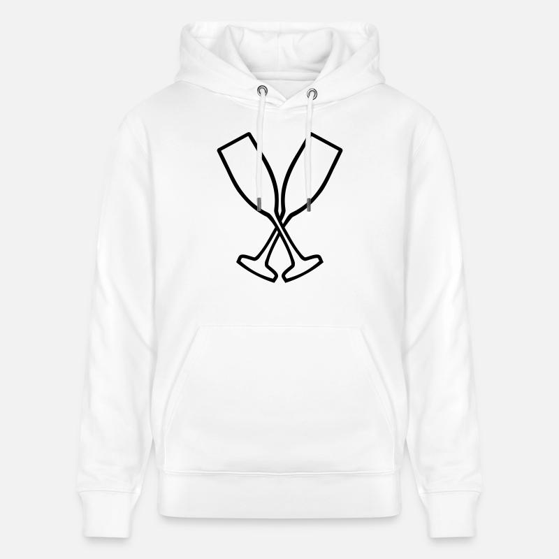 Coupes à - Sweat à capuche bio CRUISER Stanley/Stella Unisexe - blanc