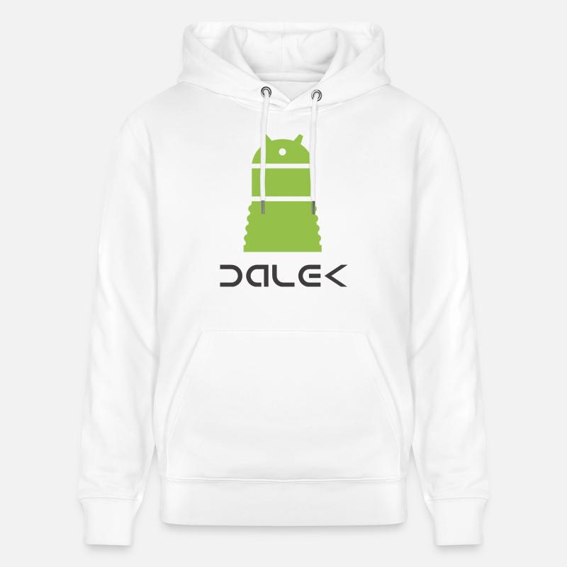 Dalek Android - Sweat à capuche bio CRUISER Stanley/Stella Unisexe - blanc