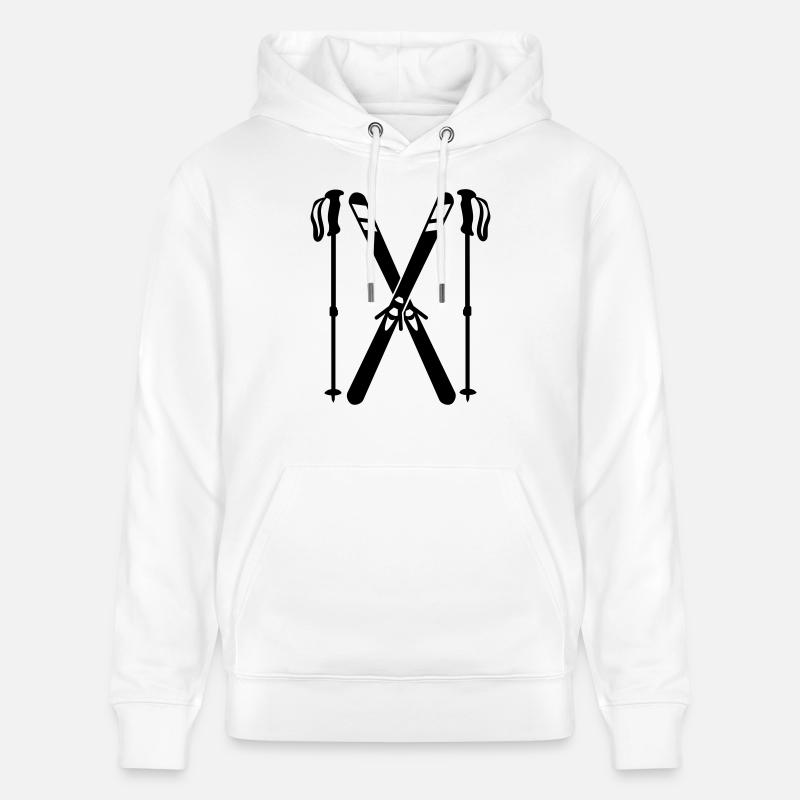 ski - Sweat à capuche bio CRUISER Stanley/Stella Unisexe - blanc