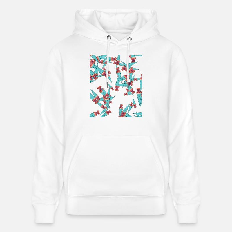 Cadeau d’inscription au cartable - Sweat à capuche bio CRUISER Stanley/Stella Unisexe - blanc