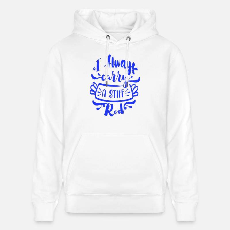 J’ai toujours une canne rigide - Sweat à capuche bio CRUISER Stanley/Stella Unisexe - blanc