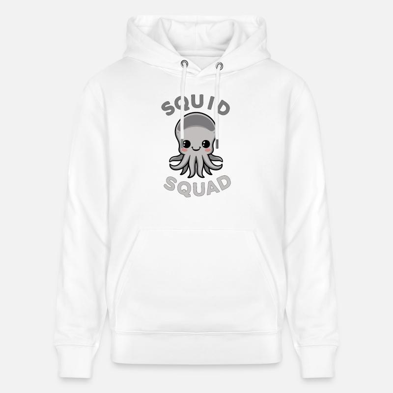 ESCOUADE DE CALMAR - Sweat à capuche bio CRUISER Stanley/Stella Unisexe - blanc